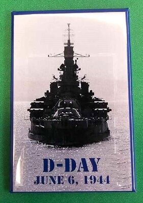 D-Day Battleship Magnet