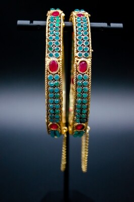Polki Style Bangles