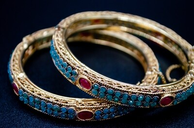 Polki Style Bangles