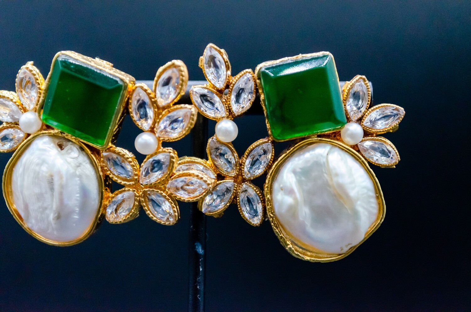 Green Seep Earrings