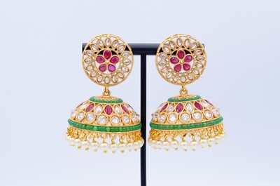 Gold Imitation Indian Jhumki