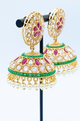 Gold Imitation Indian Jhumki