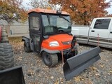 2010 KUBOTA RTV900 4X4 DIESEL W/ SNOW PLOW &amp; CAB.