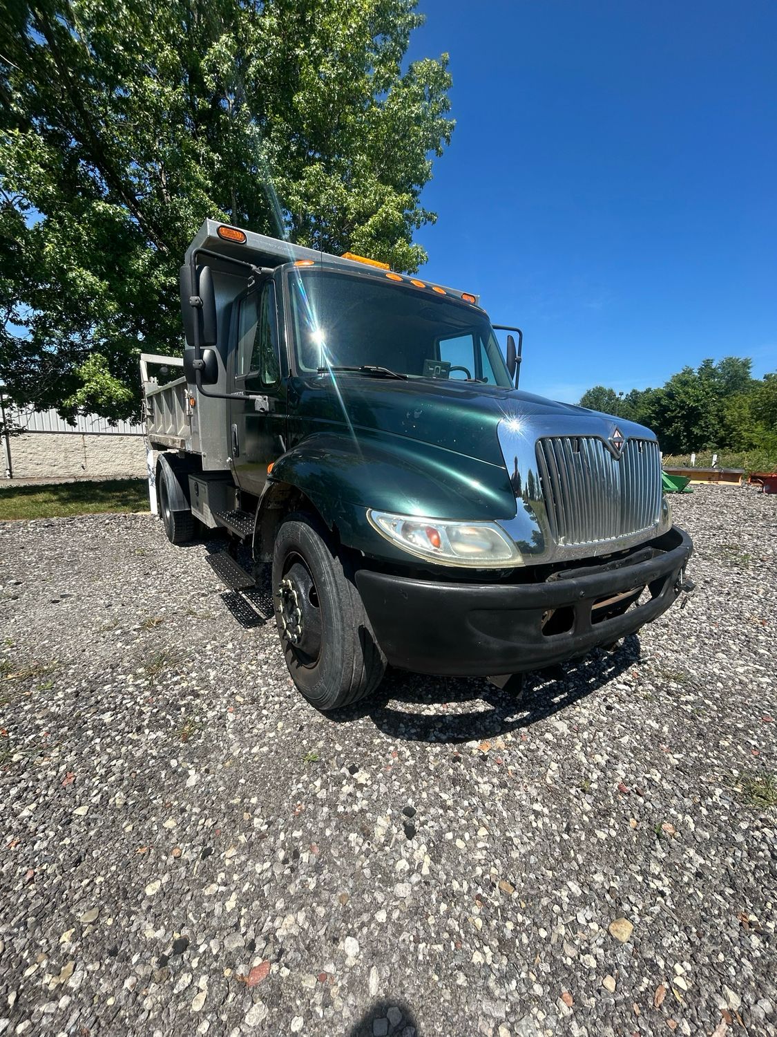 2006 4300 INTL ALUM. DUMP BED TRUCK DT466 AUTO NON-CDL