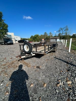 2014 CornPro TA Utility Landscape Trailer 77"X16' w/ Ramp Gate