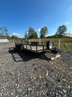 2014 CornPro TA Utility Landscape Trailer 77&quot;X16&#39; w/ Ramp Gate
