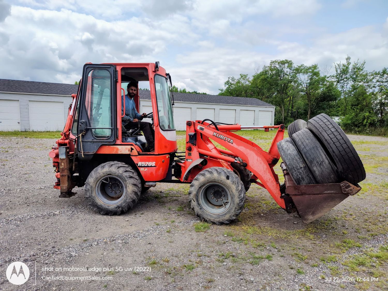 2010 Kubota 520S Articulate 4x4 Wheel Loader w/Backhoe &amp; Cab.