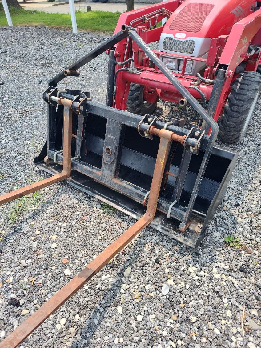 48" Tractor Loader Pinned Fork Attachment