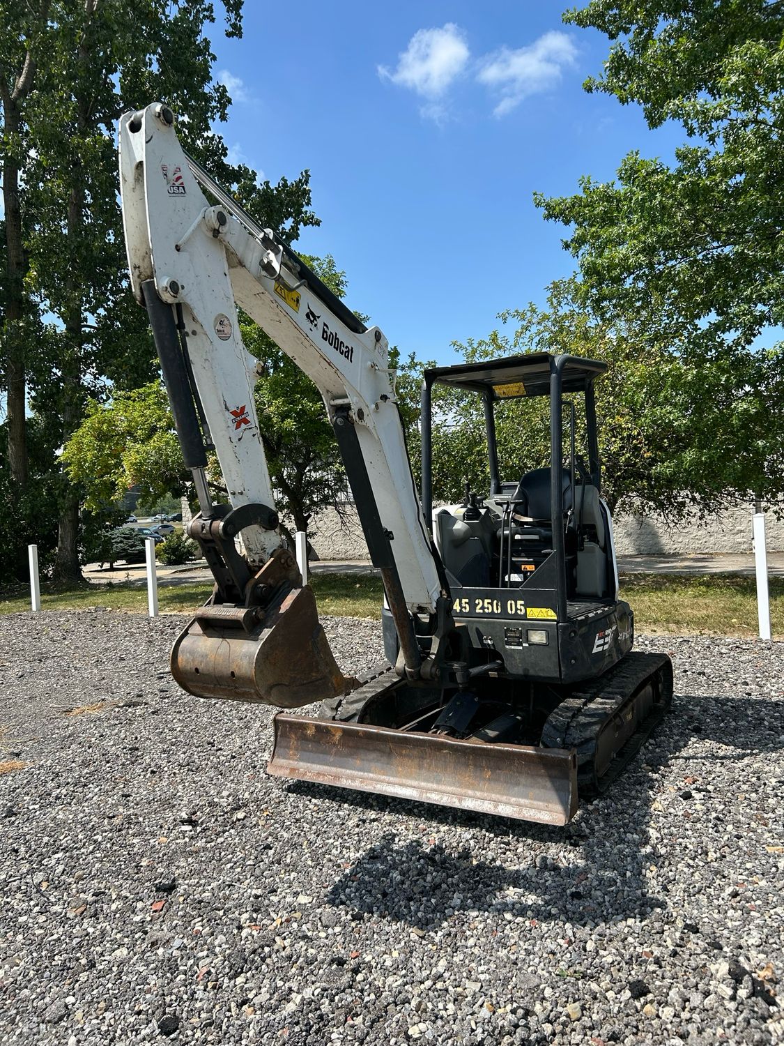 2017 E35 Bobcat Tracked Mini Excavator