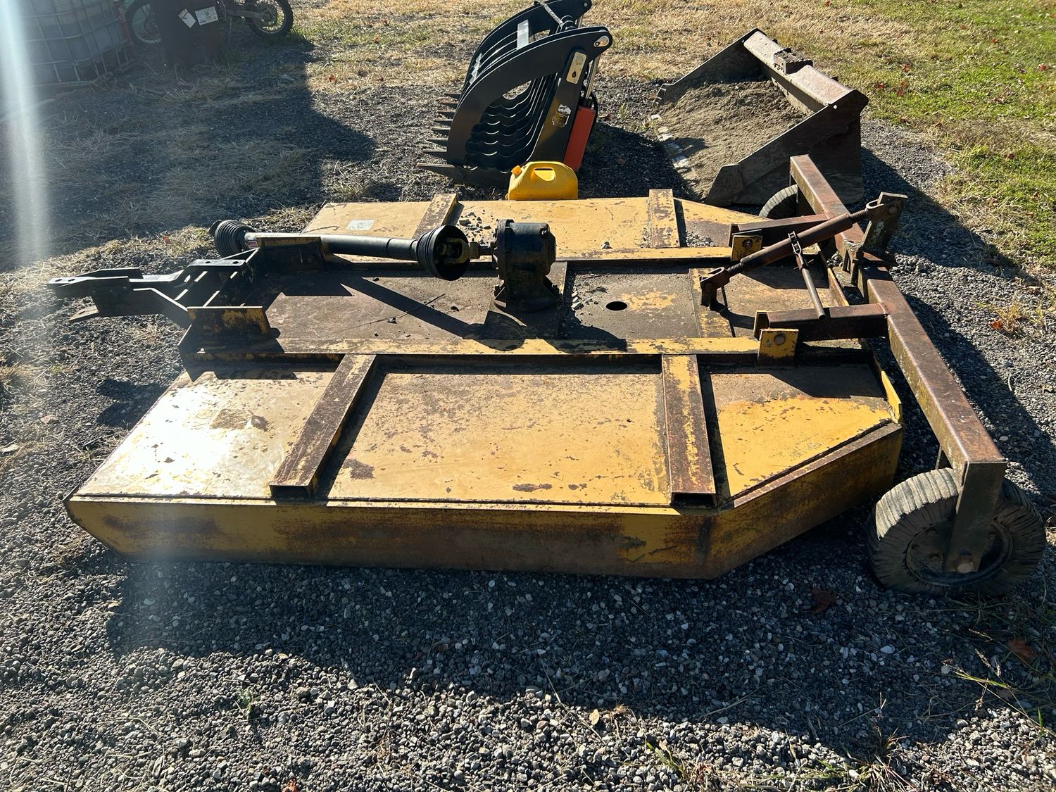 8' Woods Tractor Brush Hog Drawbar Pull Type