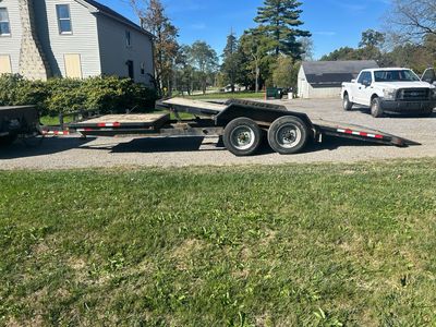 2014 Load Master  22' Tilt Trailer w/ 18' Tilt Flat Bed &amp; 4' Stationary Deck 16K