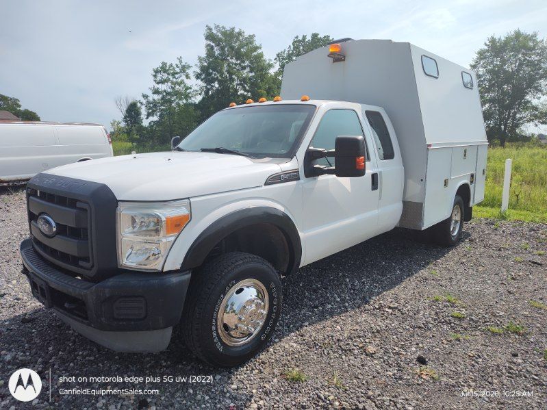 2013 Ford F350 4x4 Extended Cab DRW w/ High Boy Enclosed Service Body
