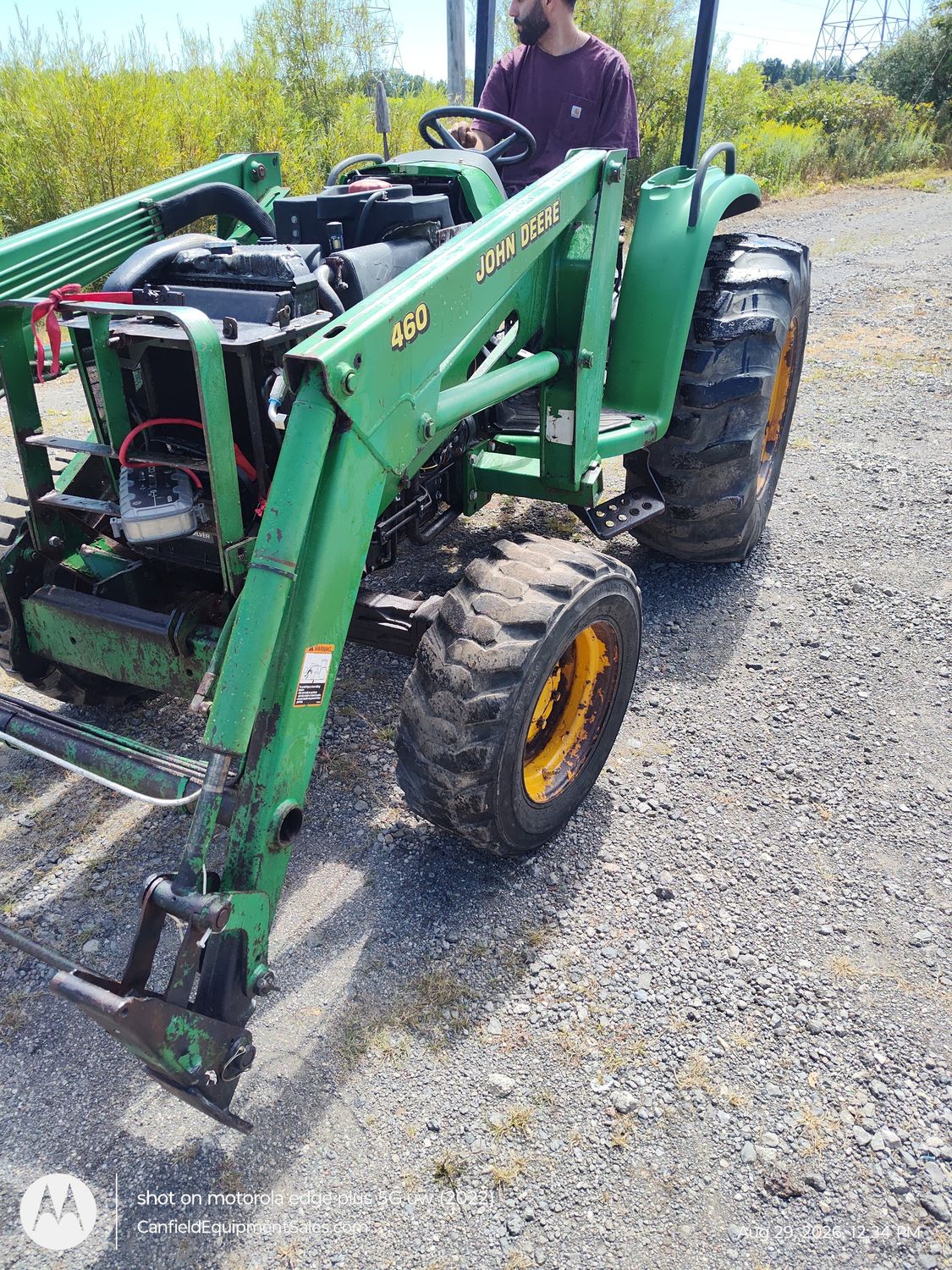 John Deere 4600 4x4 Loader Tractor w/ Remote 45hp Hydro
