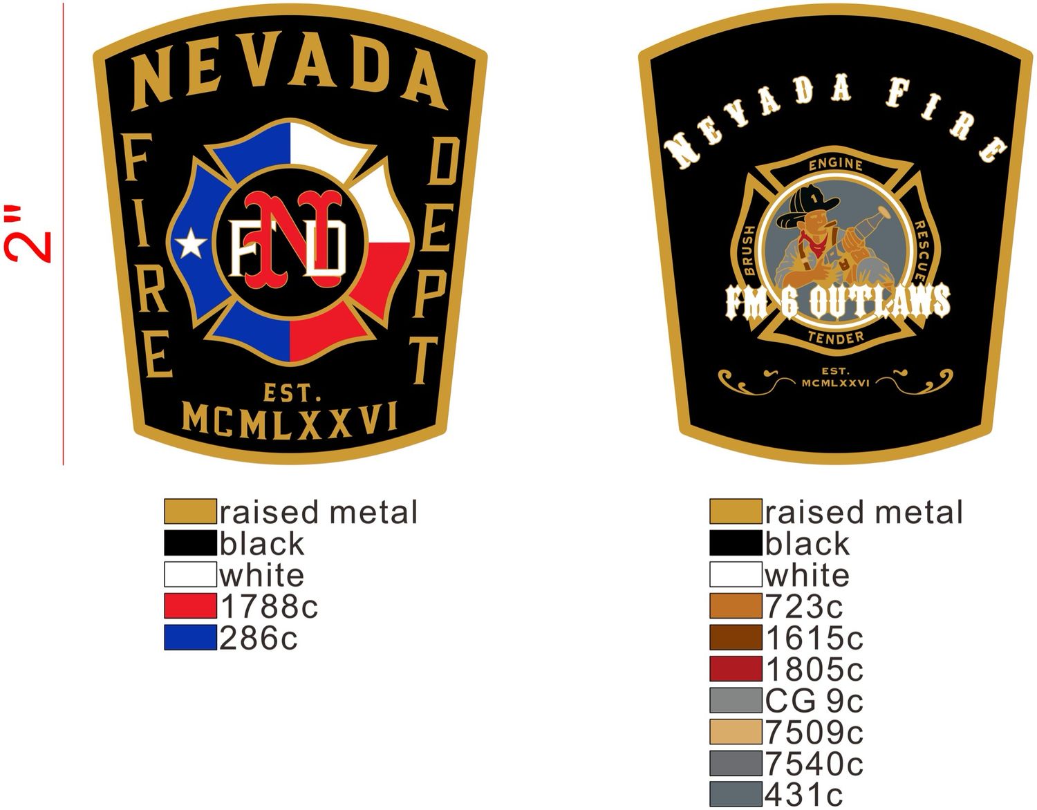 Nevada FD Challenge Coin