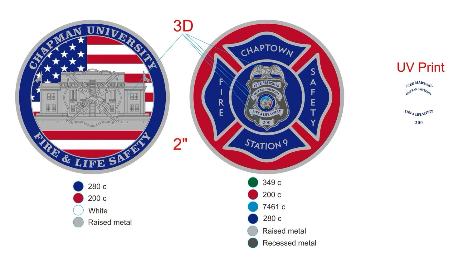 Chapman Public Safety Challenge Coin