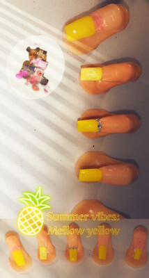🍍Press-on (mellow Yellow)