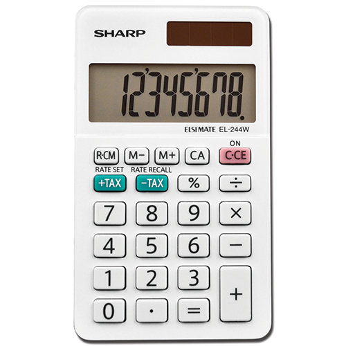 1 Unit Pocket Size Calculator with Flip Cover Solar Powered Desktop Basic Calculator with Electronic Number Handheld Sharp Business Digit Scientific Calculator 