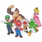 Mario Cute Figure Assorted Set (6 figures)