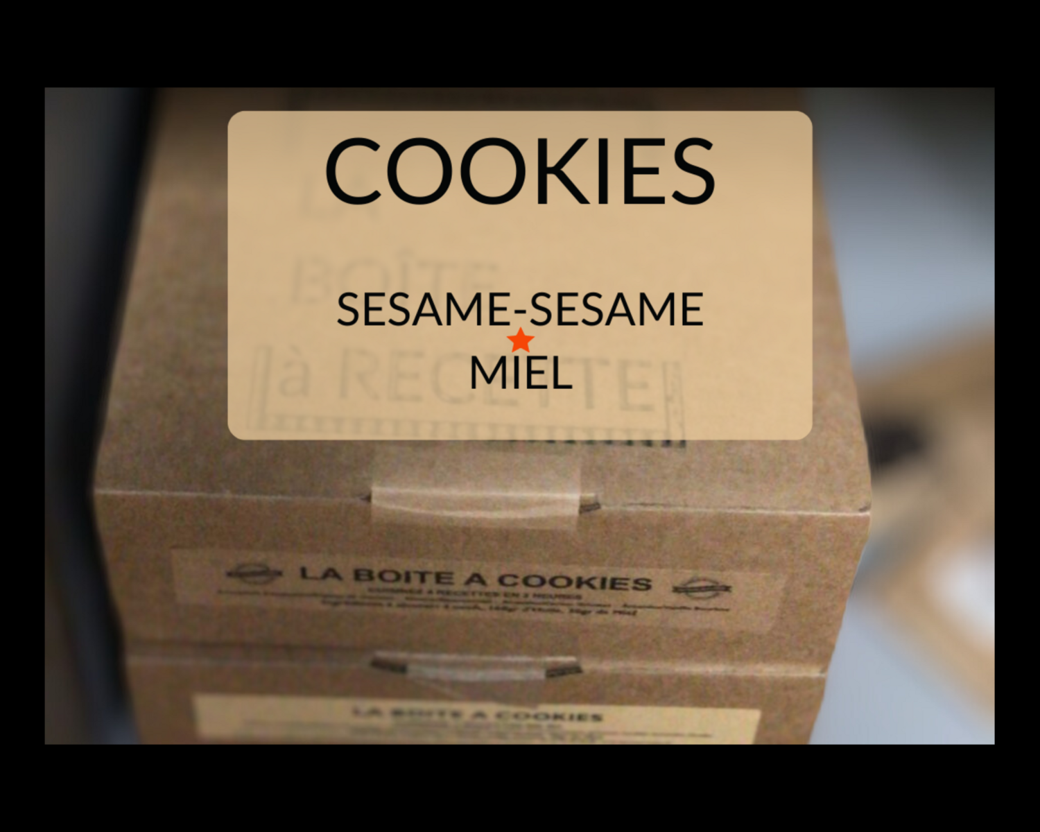 Kit A COOKIES XXL Sésame - Sésame - Recettes de batch cooking