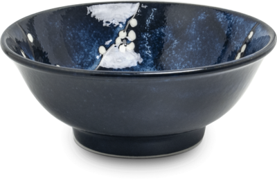 Ensemble de bols à ramen Hana bleu