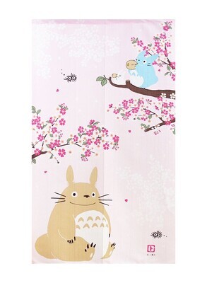 Noren Totoro Et Sakuramau rose