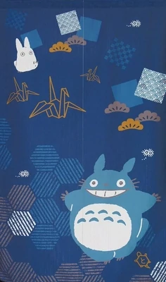 Noren Totoro bleu