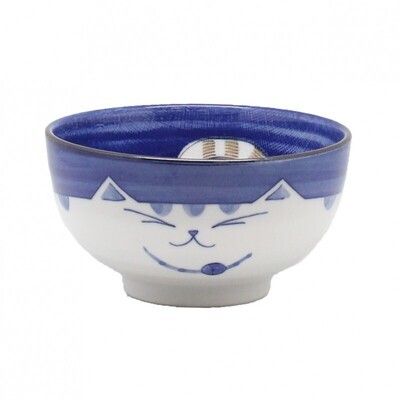 Bol chat japonais bleu