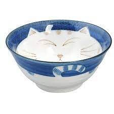 Bol chat japonais bleu