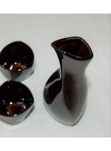 Service à Saké Urushi-brown Orime
