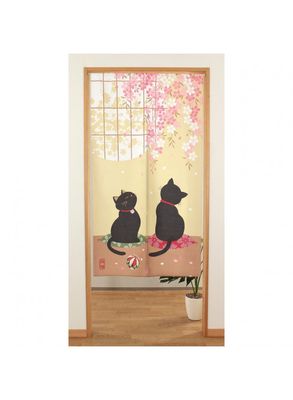 Noren Sakura Manekineko