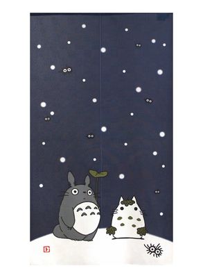 Noren Totoro and snowman
