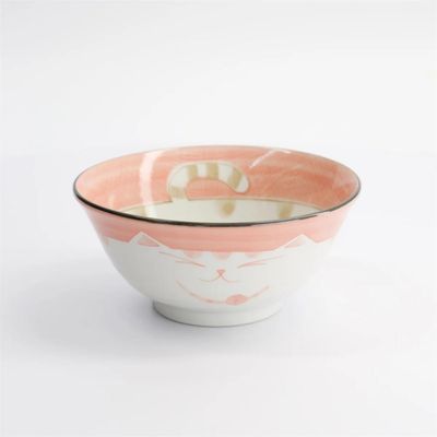 Bol chat japonais rose