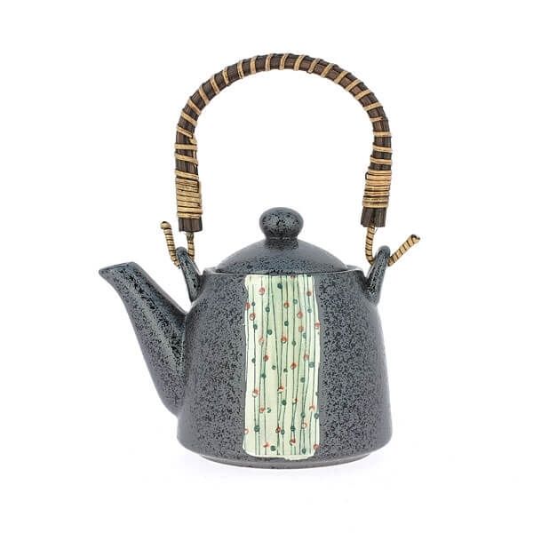 Théière bande blanche