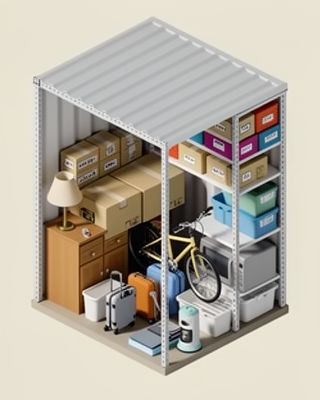 Trastero mediano - Medium unit - Box moyen. |2,7m2 - 3,2m2| Precio mensual 46€ más impuestos. Reserva 35€.