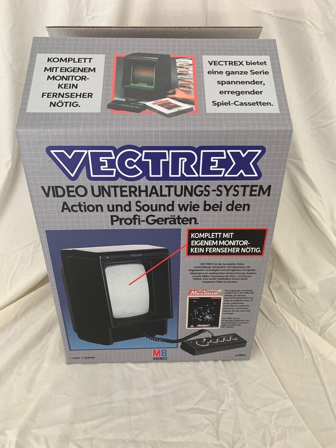Vectrex Console Box MB Games (German)