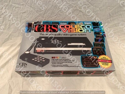 ColecoVision (CBS) Boxes "Set" - Console box, Exp Mod 1, Exp Mod 2, and Roller Controller