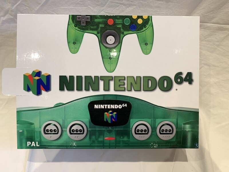 BOX - Nintendo 64 Funtastic Jungle Green Console Box
