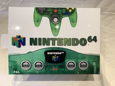 Nintendo 64 Funtastic Jungle Green Console Box