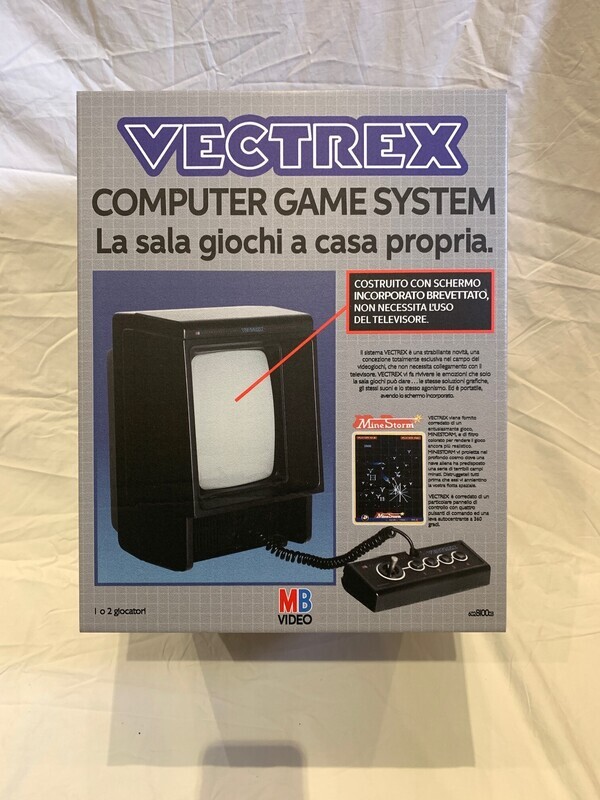 BOX - Vectrex Console Box MB Games (Italian)