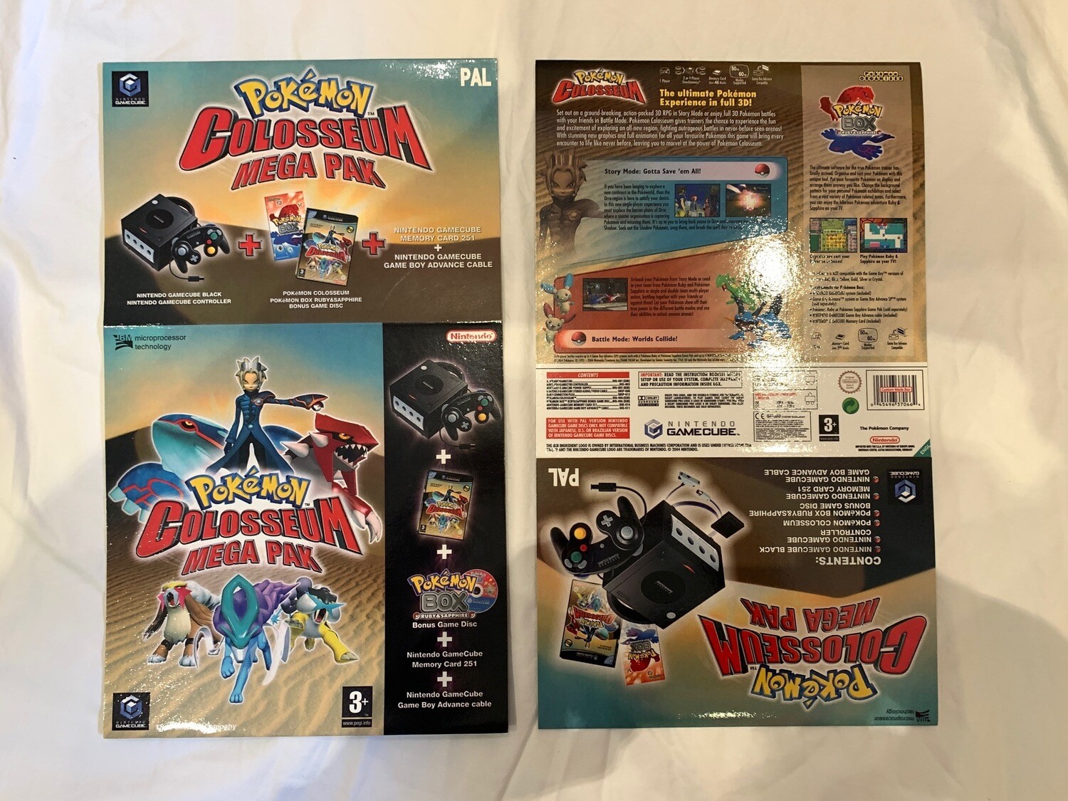 Nintendo Gamecube Sleeve Pokemon Colosseum Mega Pak Box Slip Cover