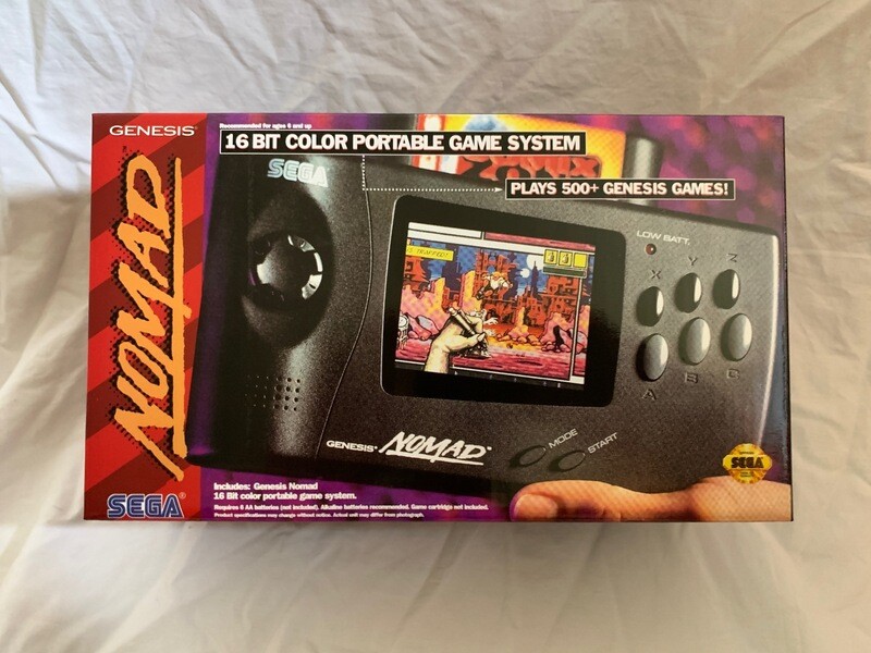 BOX - Sega Nomad Console Box with optional Insert/Bag/Protector