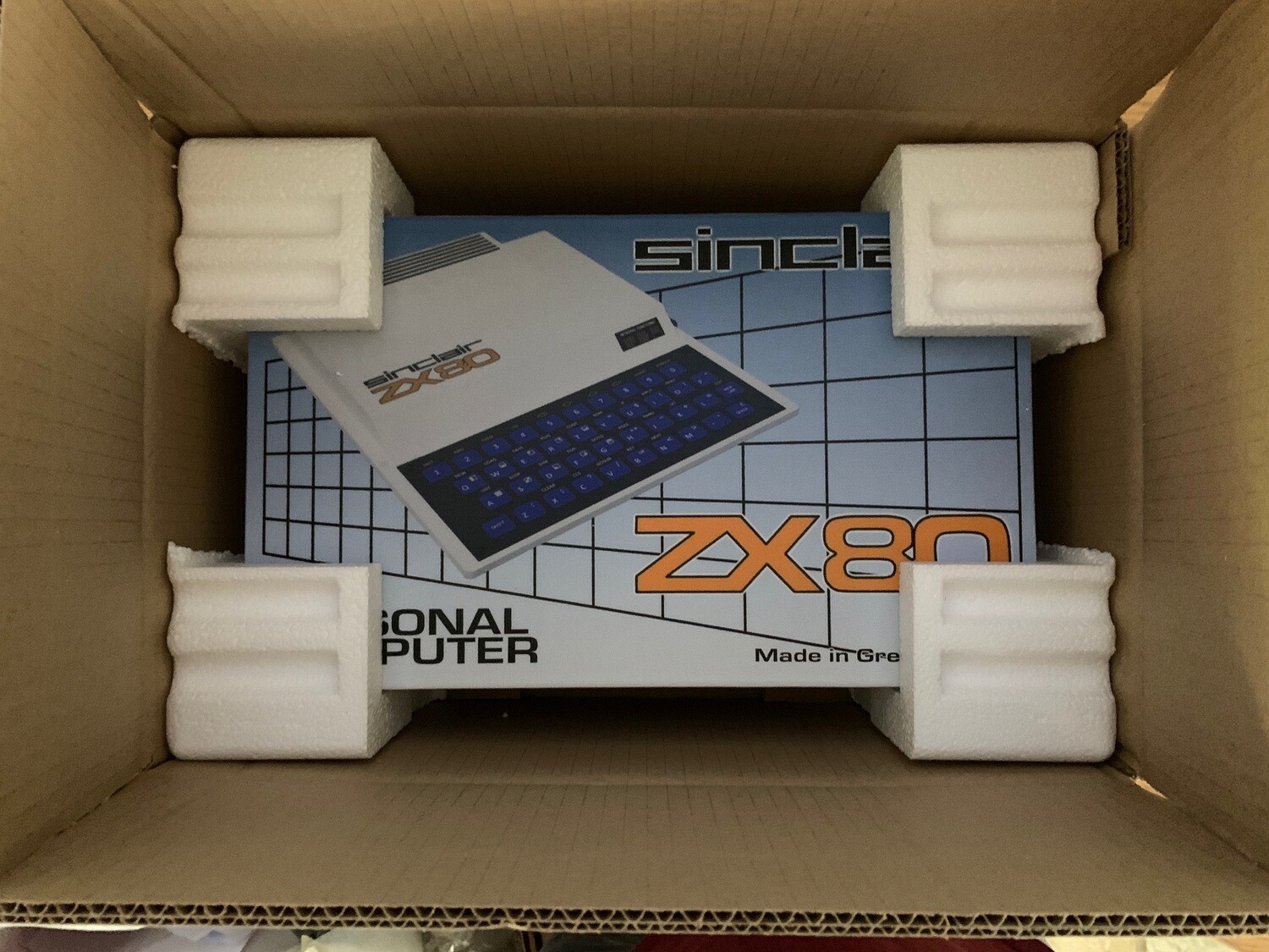 thumbnail interactive-video image 1 of Repro Empty Box/Sleeve & Polystyrene Inserts For Sinclair ZX81 Computer – UK Made 1 of 3