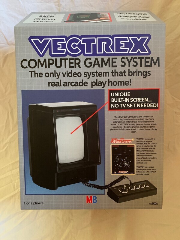 BOX - Vectrex Console Box MB Games (English)