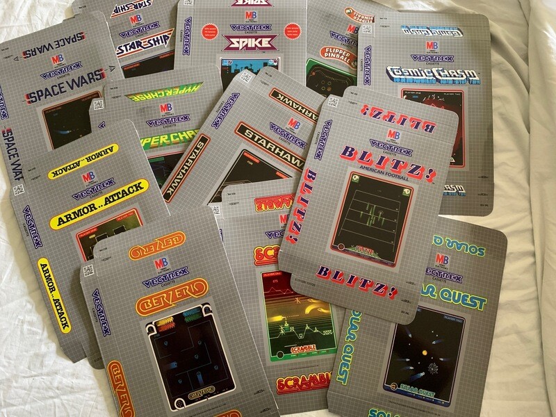BOX - Vectrex Game Boxes