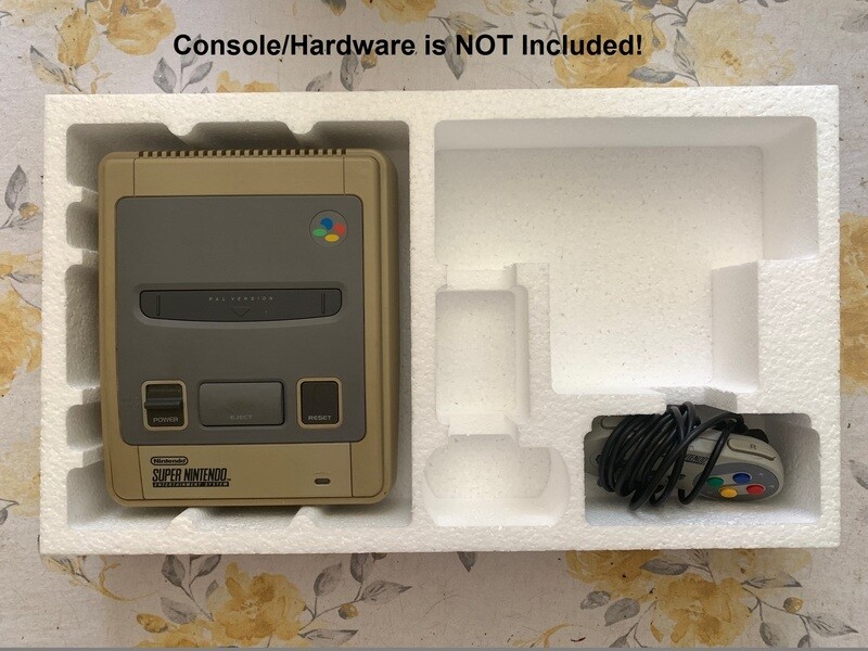 POLY for Nintendo SNES &quot;Wide&quot; Polystyrene Tray *B-Grade*
