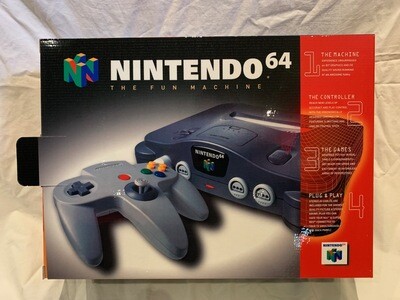 Nintendo 64 Standard Console Box NTSC /USA English NUS-S-HB-USA-2