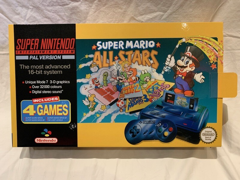 BOX - Nintendo SNES Super Mario PAL / UK