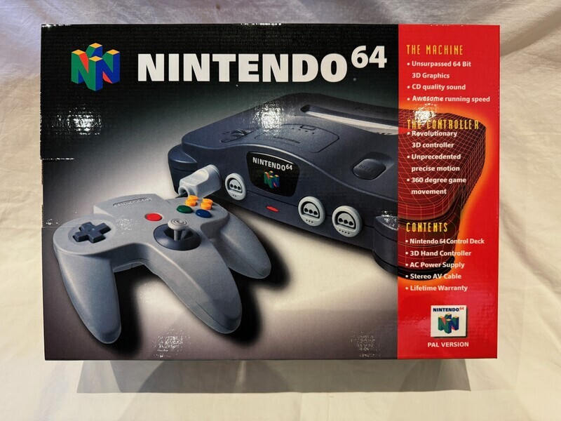 BOX - Nintendo 64 Standard Console Box PAL Australian NUS-S-HE-AUS