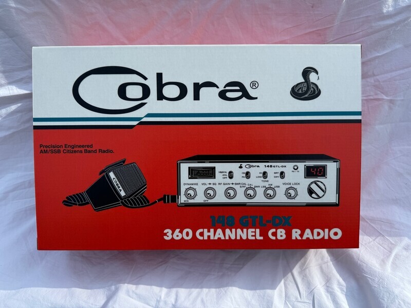 BOX - Cobra 148GTL-DX CB Radio/Freebander Empty Box - Original Version