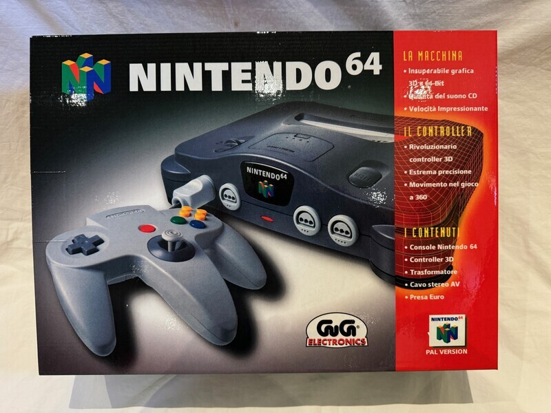 BOX - Nintendo 64 Standard Console Box PAL Italian NUS-S-HE-ITA